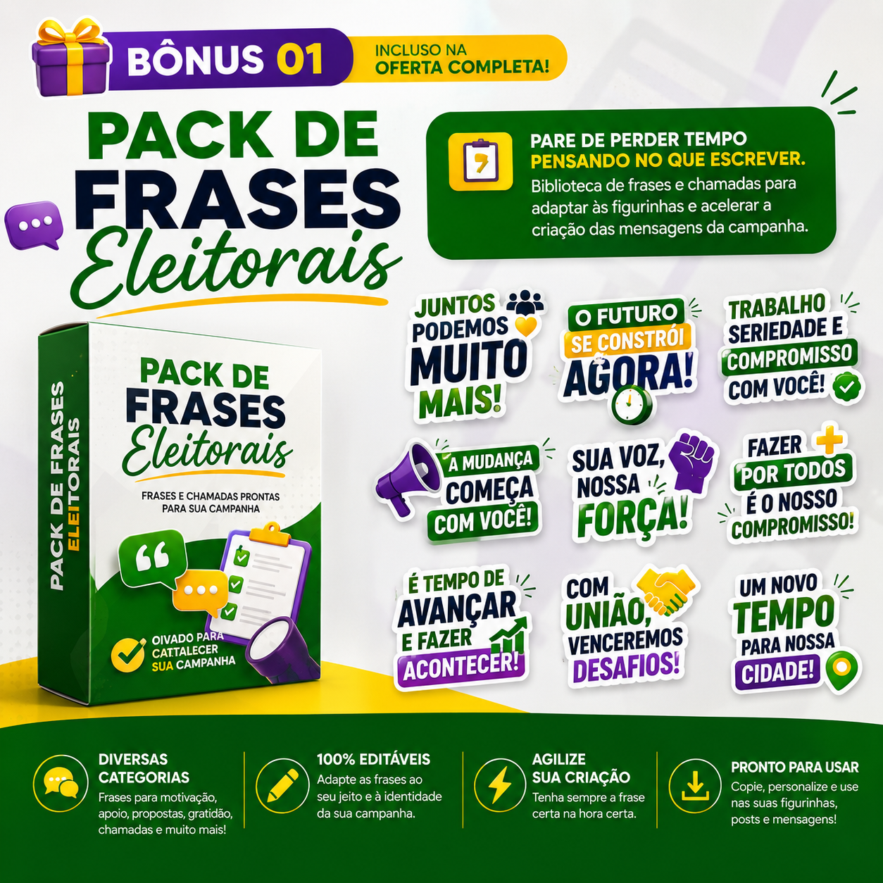 Pack de Frases Eleitorais
