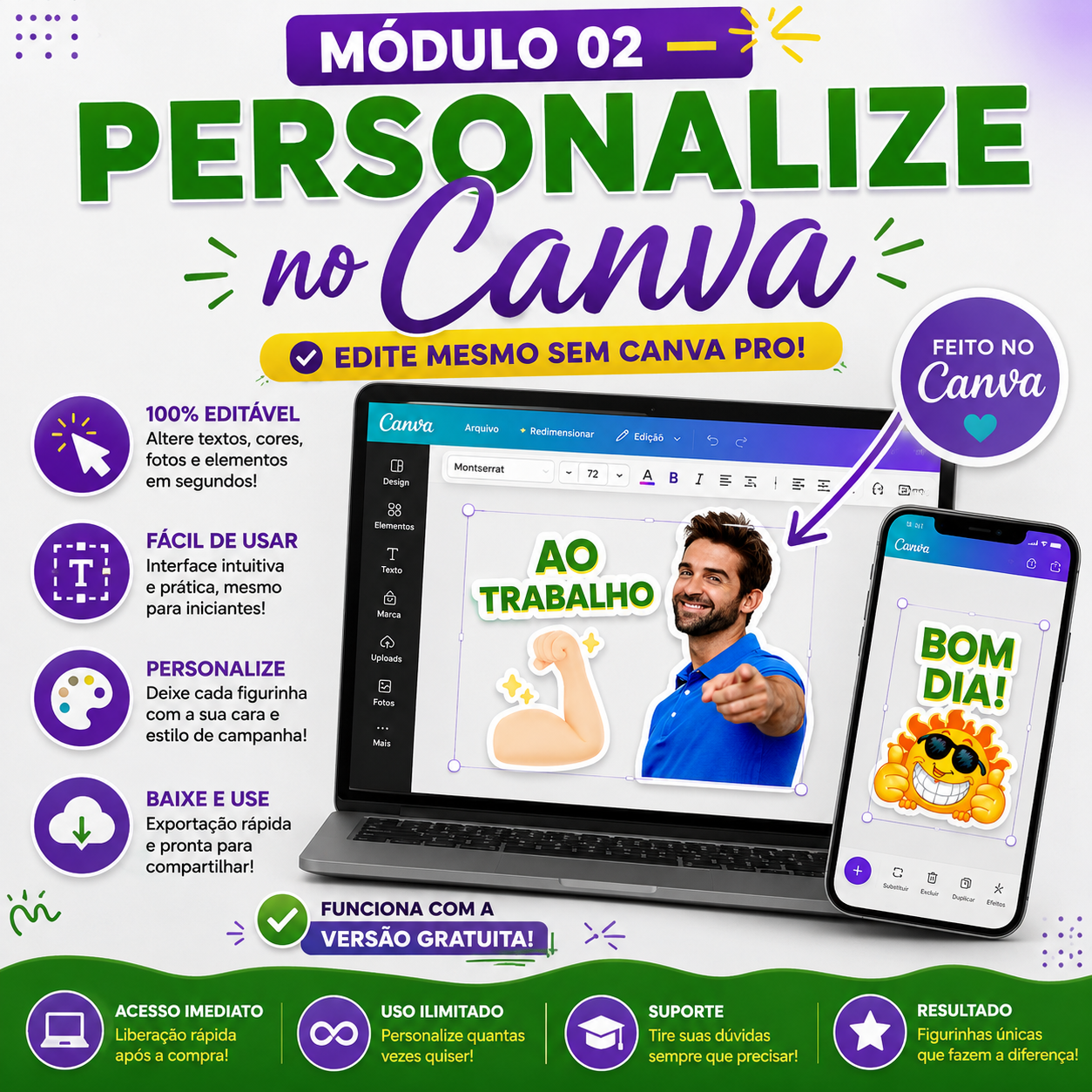 Módulo 2 - Edite mesmo sem Canva Pro