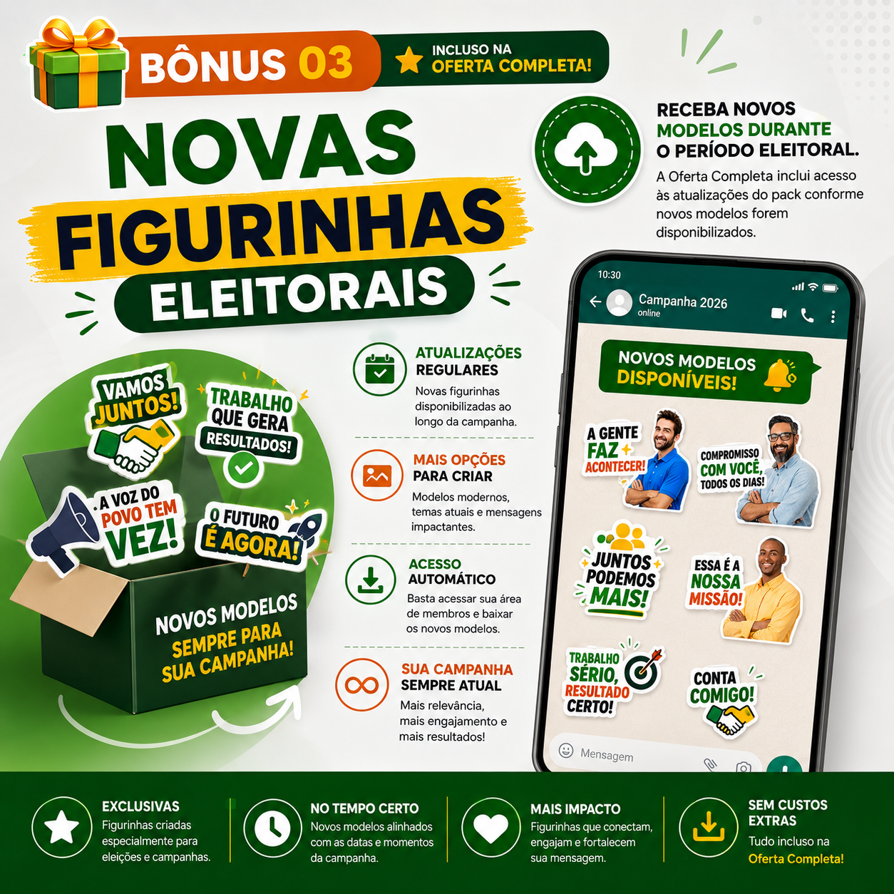 Novas Figurinhas Eleitorais